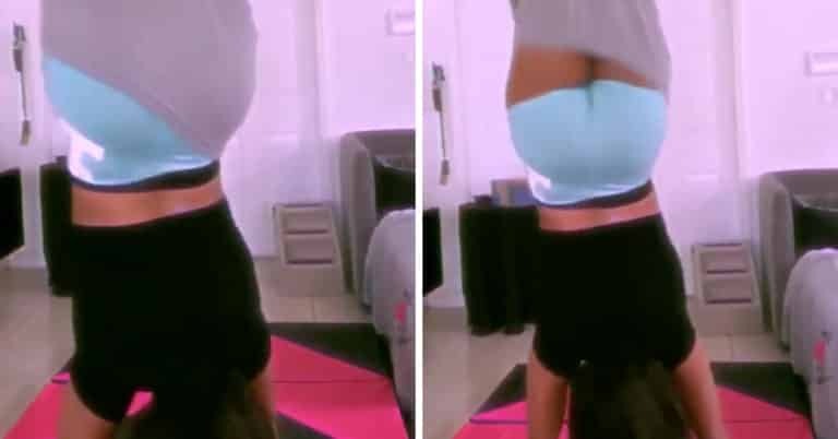 Women On TikTok Are Taking Off Their Pants For The “Handstand Challenge”