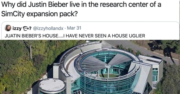Twitter Turned Justin Bieber’s Ugly Mansion Into A Meme (20 Tweets)