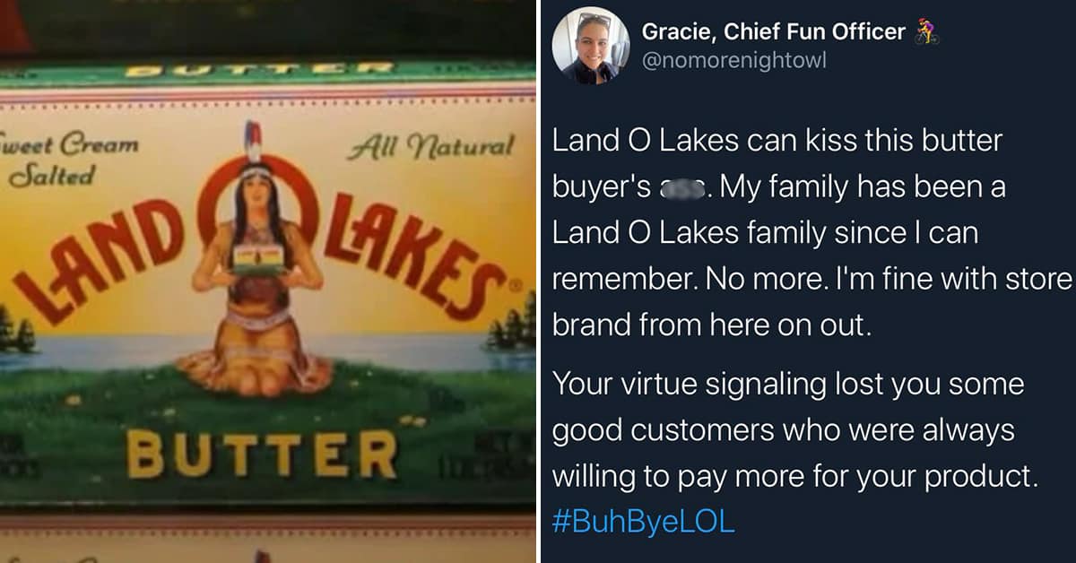 land o lakes butter mascot