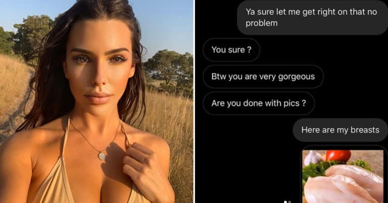 dudes in the dm, model trolls thirsty DMs, paige woolen