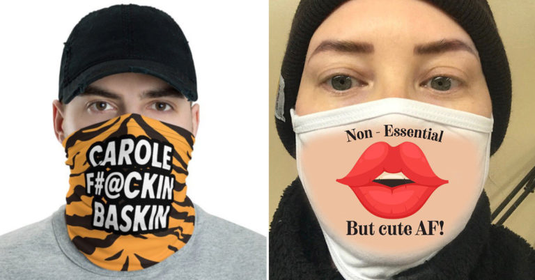 stupid looking face masks