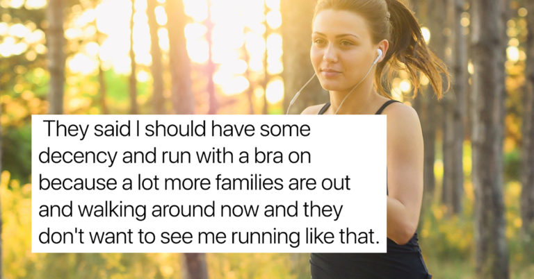 Woman Wants To Know If She Did Something Wrong When She Jogged Braless