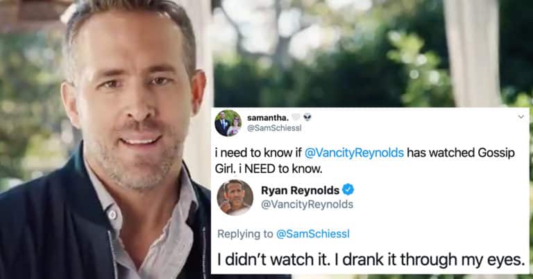 ryan reynolds responds to tweets, ryan reynolds gossip girl