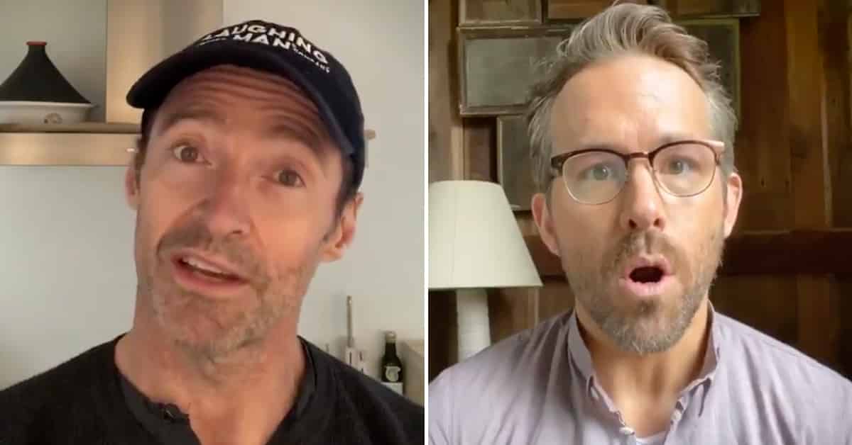 Ryan Reynolds And Hugh Jackman Feud While Trying To Call An End To Their Feud, ryan reynolds hugh jackman all in challenge