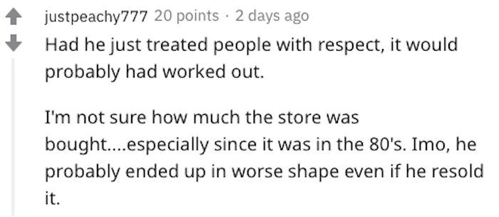 Employee Gets To Tell Off New Store Owner And It’s Delicious