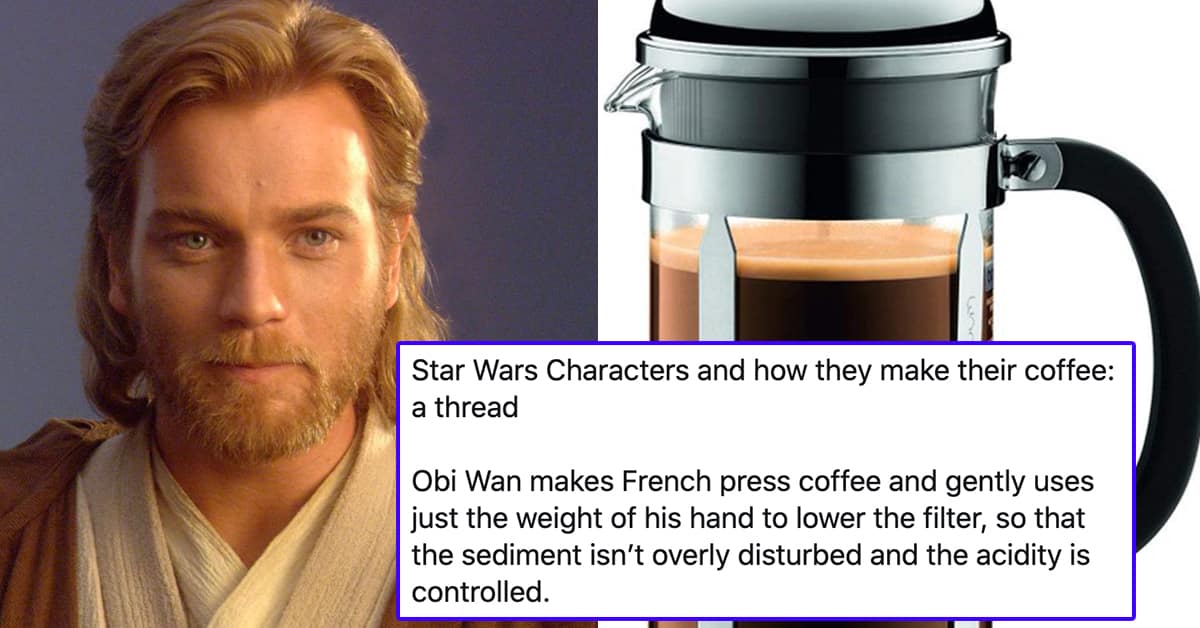 how star wars characters drink their coffee