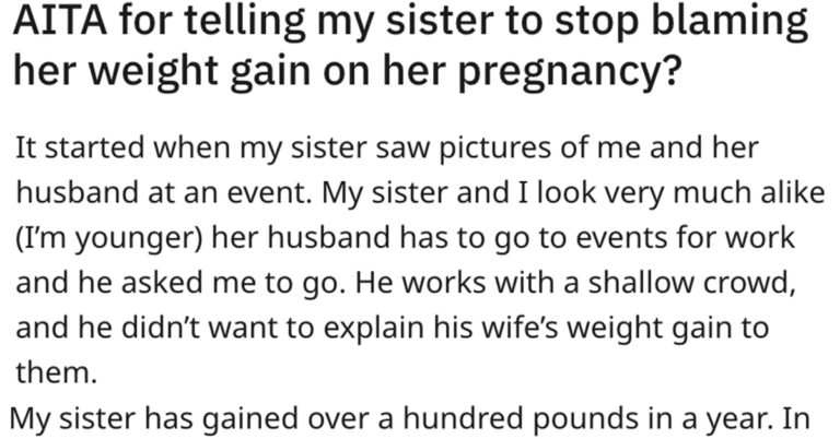 aita pretend to be sister