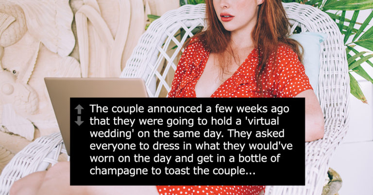 Woman Wants To Know If She’s Wrong For “Dressing Better” Than The Bride For A Zoom Wedding