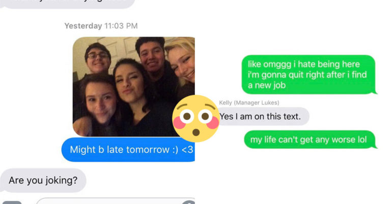 Yea, This Is Why You Should Probably Delete Your Boss From Your Contacts (29 Texts)