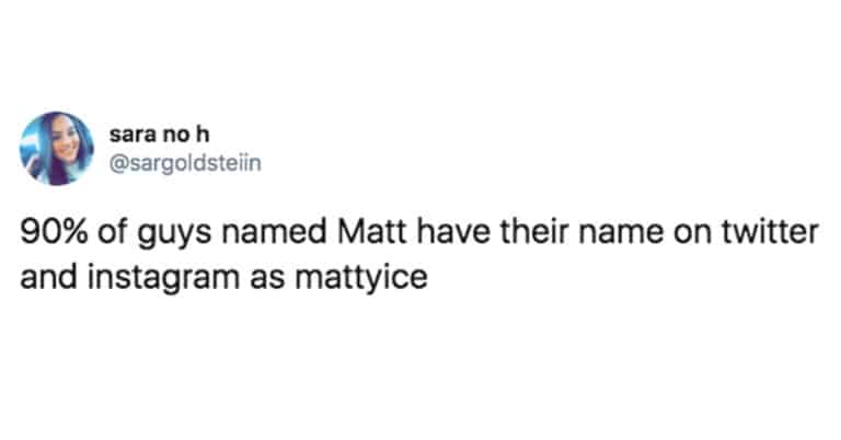 Anti-Matt Tweets Because You Know What You Did, Matt (15 Tweets)