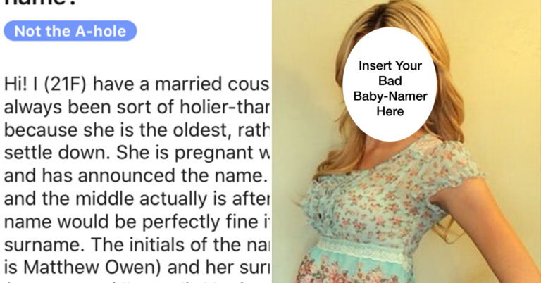Woman Tells Cousin Her Baby’s Name Will Lead To Bullying, Debate Ignites (32 Pics)
