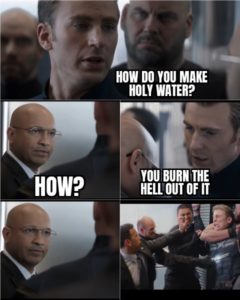 Captain America’s Elevator Fight Is A Meme For Dad Jokes (29 Memes)