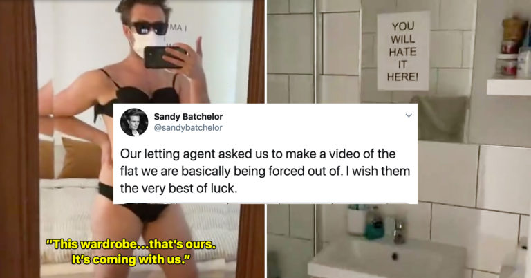 Man Being Forced Out Of Apartment By Landlord Films Petty Revenge Tour Video