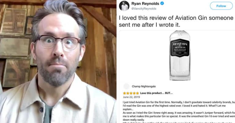 Ryan Reynolds Wrote Hilarious Fake Review For His Own Gin, Got Called Out By His Mom