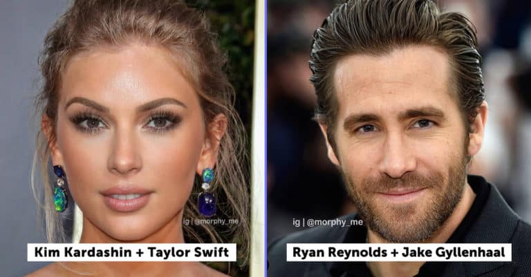celebrity face mash-ups