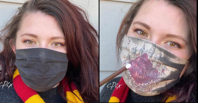 marauders map mask, marauders map face mask