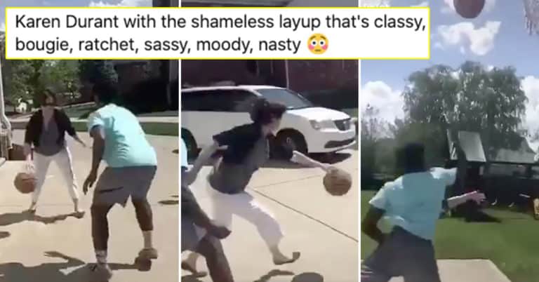 They Call Her Karen Durant—Woman’s Shameless Layup Goes Viral