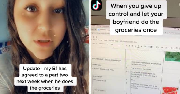 Woman’s “13-Step” Grocery List For Her BF Is Going Viral On TikTok