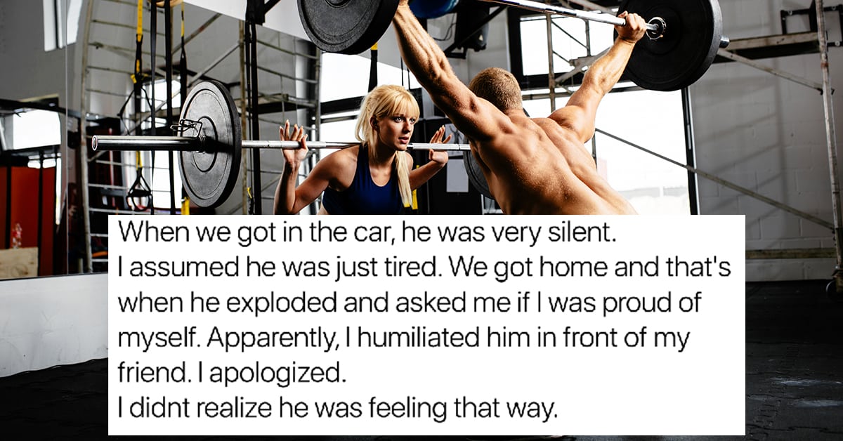 aita weightlifting more than boyfriend