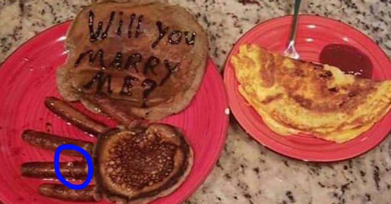 Man Reportedly Shamed For Proposing To Girlfriend With His Great-Grandma’s Ring On A Sausage