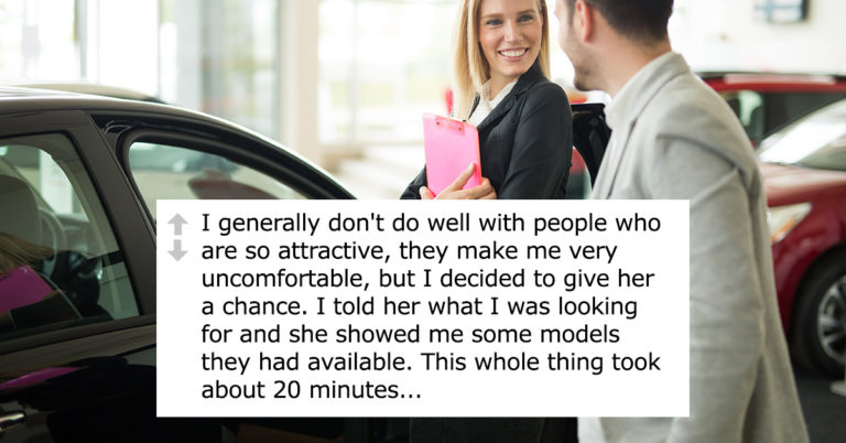 Man Asks If It’s Sexist To Demand Another Salesperson Because His Was “Too Hot”