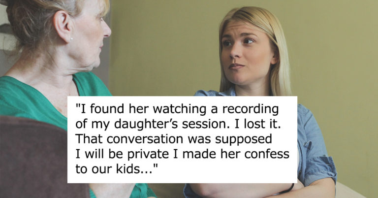 Man Forces “Soon-To-Be-Ex Wife” To Admit She’s Been Spying On Kids’ Therapy Sessions