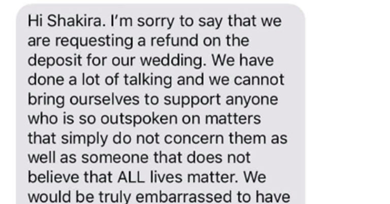 Photographer’s Response To Angry Bride Demanding Refund Over Her Support Of Black Lives Matter Goes Viral
