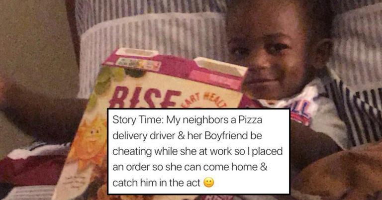 Guy Orders Pizzas To Catch Pizza Delivery Girl’s Cheating BF (32 Pics)