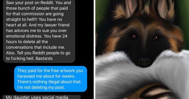 People Rally To Crowdfund Troll Portrait For Choosing Beggar Who Demanded Free Art