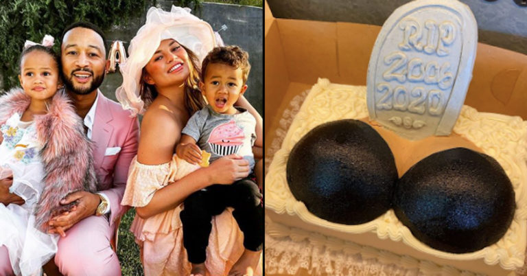 chrissy teigen boob cake, chrissy teigen cake