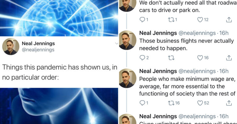 Things This Pandemic Has Shown Us — A Viral Twitter Thread (23 Pics)