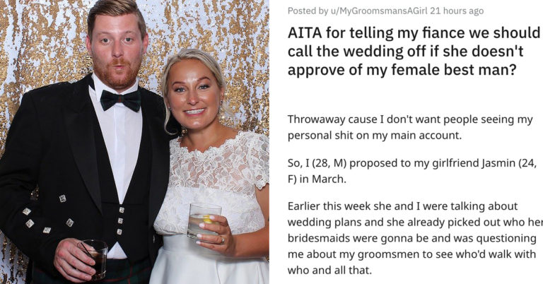 groomswoman, female best man