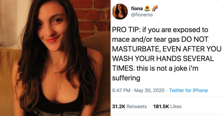 People Are Sharing Tips For Masturbating After Being Hit With Pepper Spray