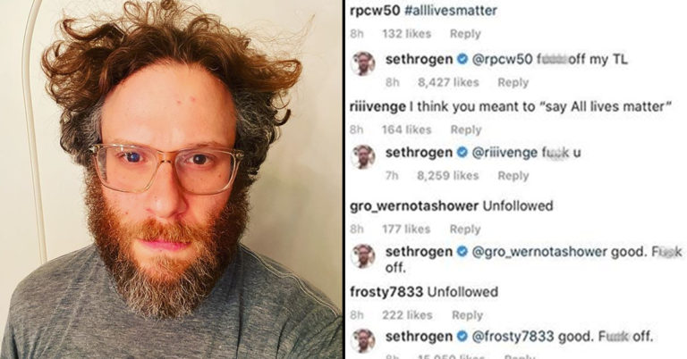 seth rogen black lives matter, seth rogen instagram black lives matter