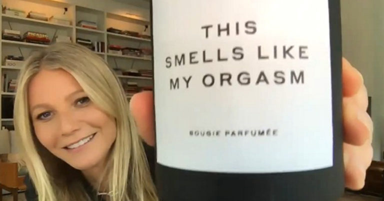 this smells like my orgasm candle, orgasm candle gwyneth paltrow