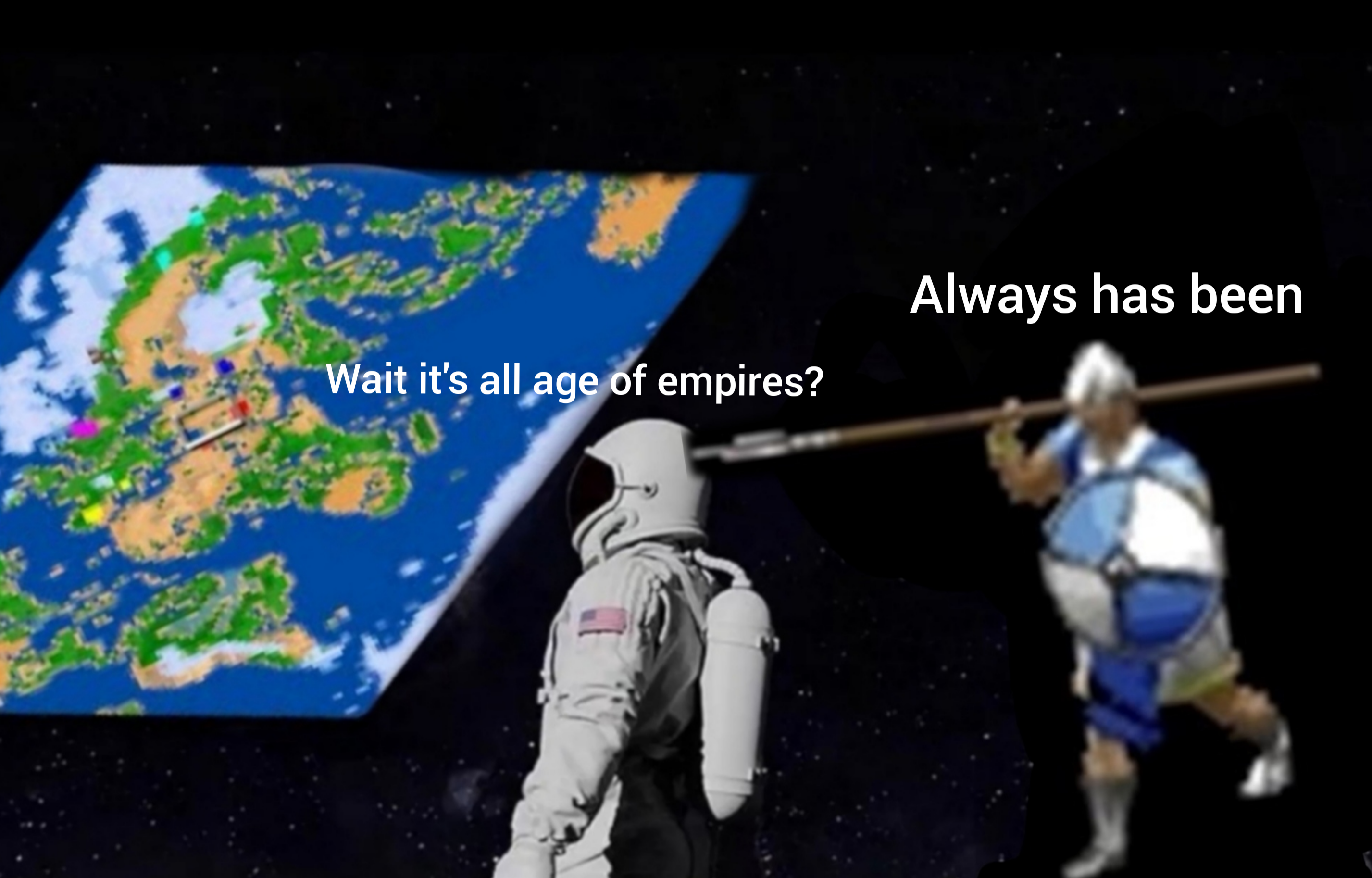 its all age of empires meme, its all age of empires astronaut meme