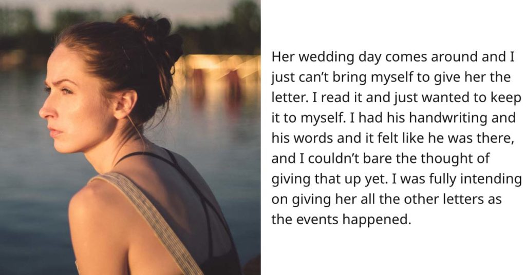 Woman Asks If It's Wrong To Not Give Daughter Dead Husband's Letter