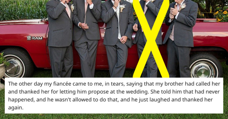 AITA for threatening to ban my brother from my wedding because he plans on proposing to his girlfriend during the reception?, AITA for threatening to ban my brother from my wedding because he plans on proposing to his girlfriend during the reception, aita for not letting my brother propose at wedding, aita not letting my brother propose at wedding, aita not letting brother propose wedding, brother wants to propose at wedding as pay back, brother wants to get even by proposing at my wedding, brother wants to get even by proposing at wedding, brother wants to propose at my wedding to get even, brother want to propose at wedding, brother wants to propose at wedding reddit, not letting brother propose at wedding