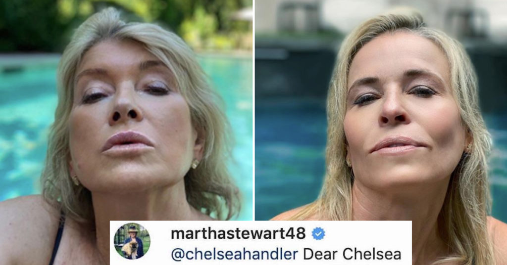 Chelsea Handler Tried To Mock Martha Stewart's Thirst Trap And Got ...