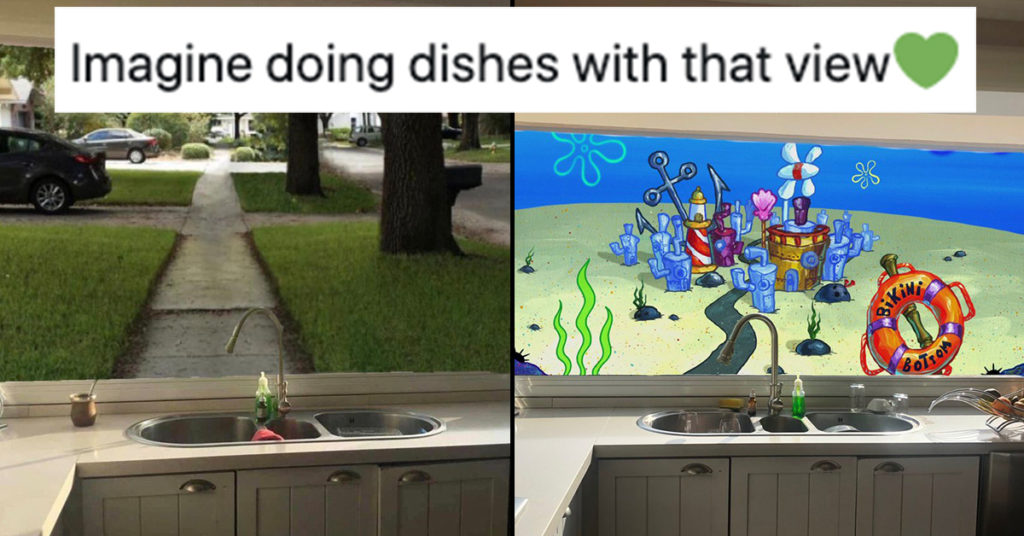 The Best “imagine Doing The Dishes With That View” Memes Around 8943