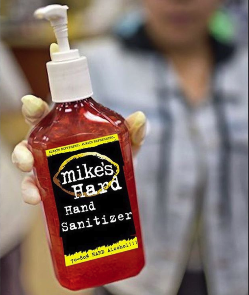 mike's hard hand sanitizer