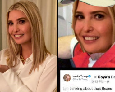 ivanka trump beans meme, ivanka beans meme, Ivanka Trump Holding Goya Beans Can