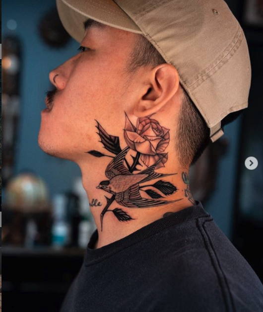 40 People Who Got Neck Tattoos They Probably Don’t Regret