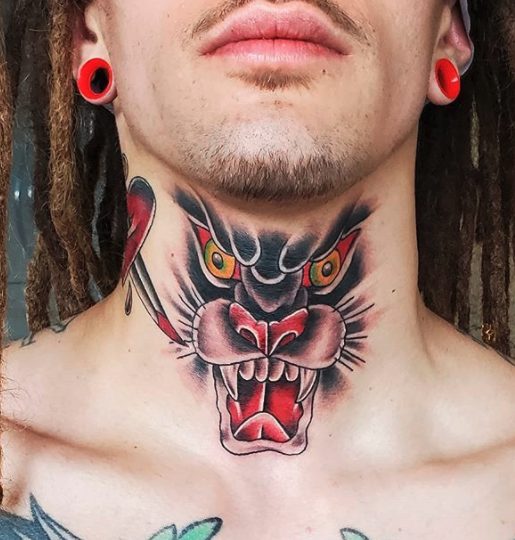 neck tattoo 33