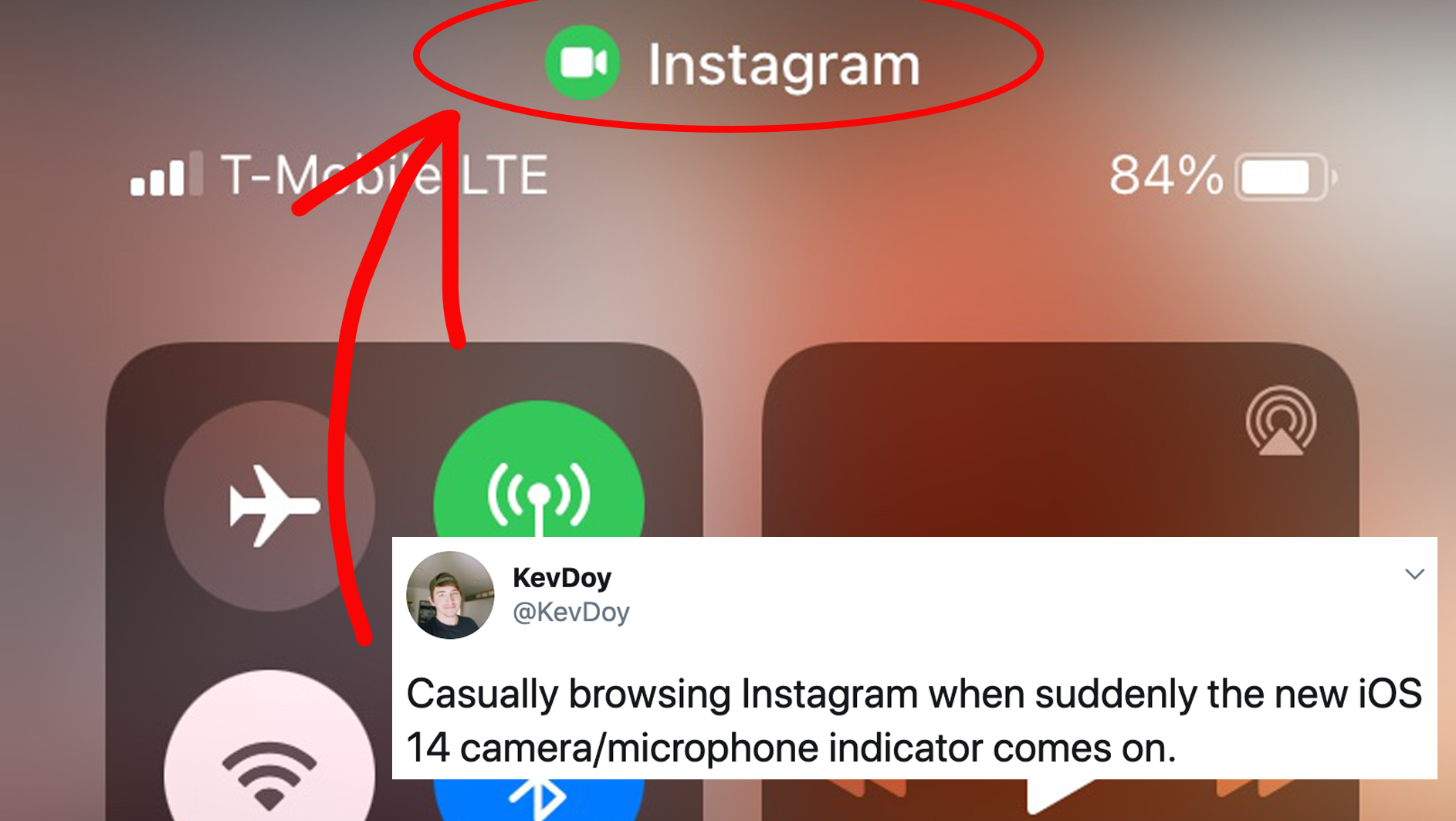 instagram accessing camera when not in use, bug shows instagram accessing camera, instagram camera notification, instagram camera activity notification, instagram bug shows camera activity, instagram bug shows camera access, instagram shows camera being accessed, instagram shows camera being accessed