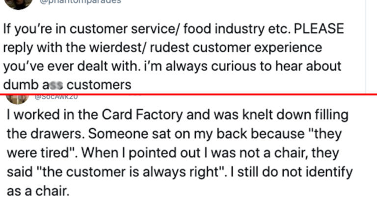 Service Workers Tweet Out Their “Weirdest” And “Rudest” Customer Experiences (50 Tweets)