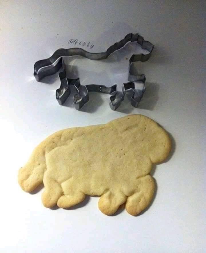 cookie cutter fail, funny cookie cutter outcome, cookie cutter outcome fail, cookie cutter shape fail, funny cookie cutter shape, funny cookie shape, cookie cooking fail, cookie shape fail