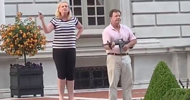 Mark and Patricia McCloskey charged, Mark McCloskey charged, Patricia McCloskey charged, ken and karen charged, Mark Patricia McCloskey charged