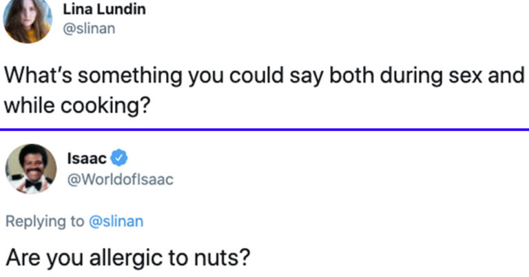 What’s Something You Could Say Both During Sex And While Cooking