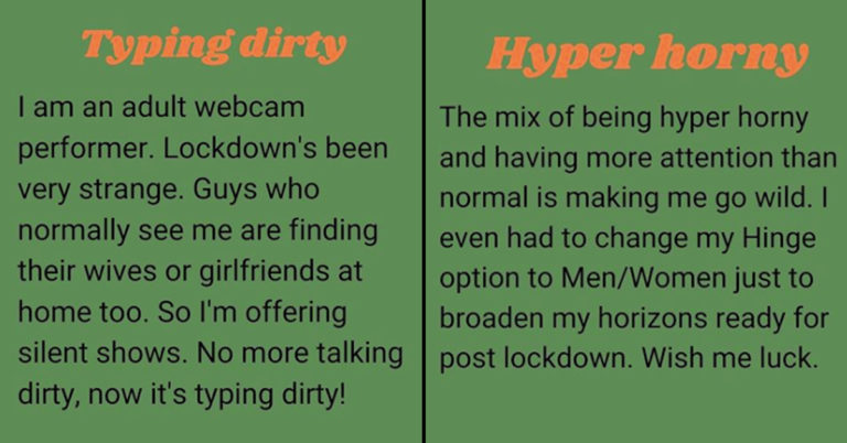 Women Are Sharing Their “Sex Lives In Lockdown” Secrets On This IG Account (34 Pics)